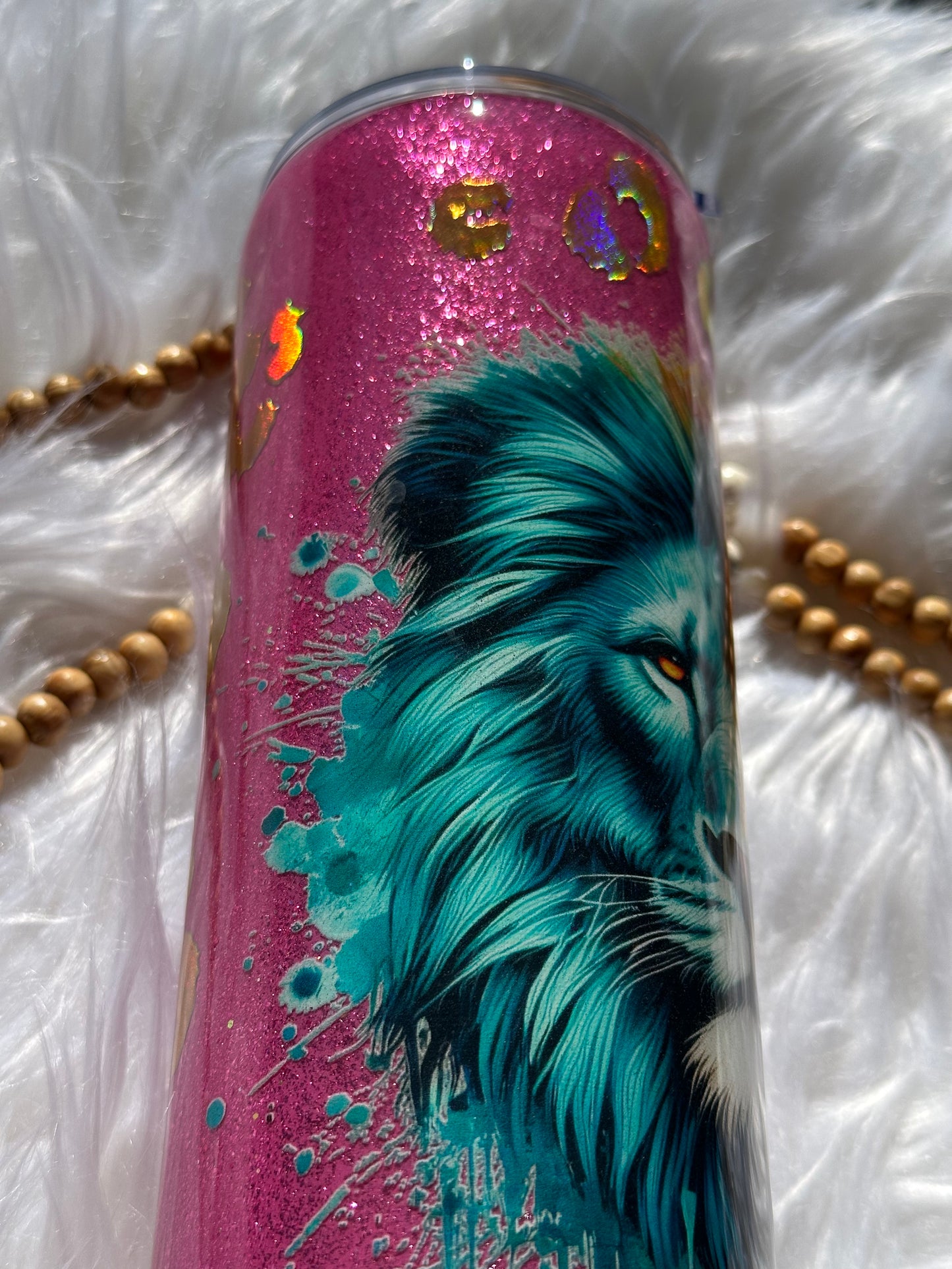 Faith Lion Tumbler