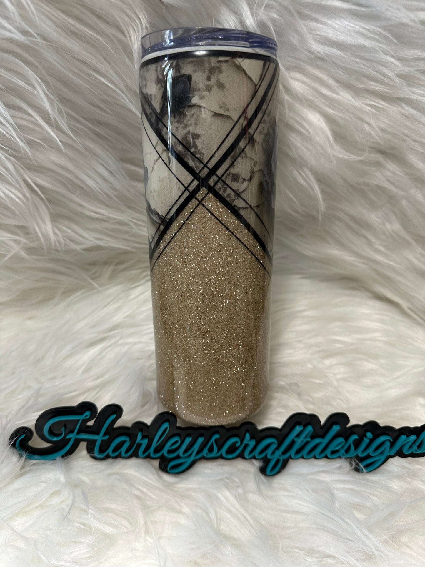 Black Rose Tumbler
