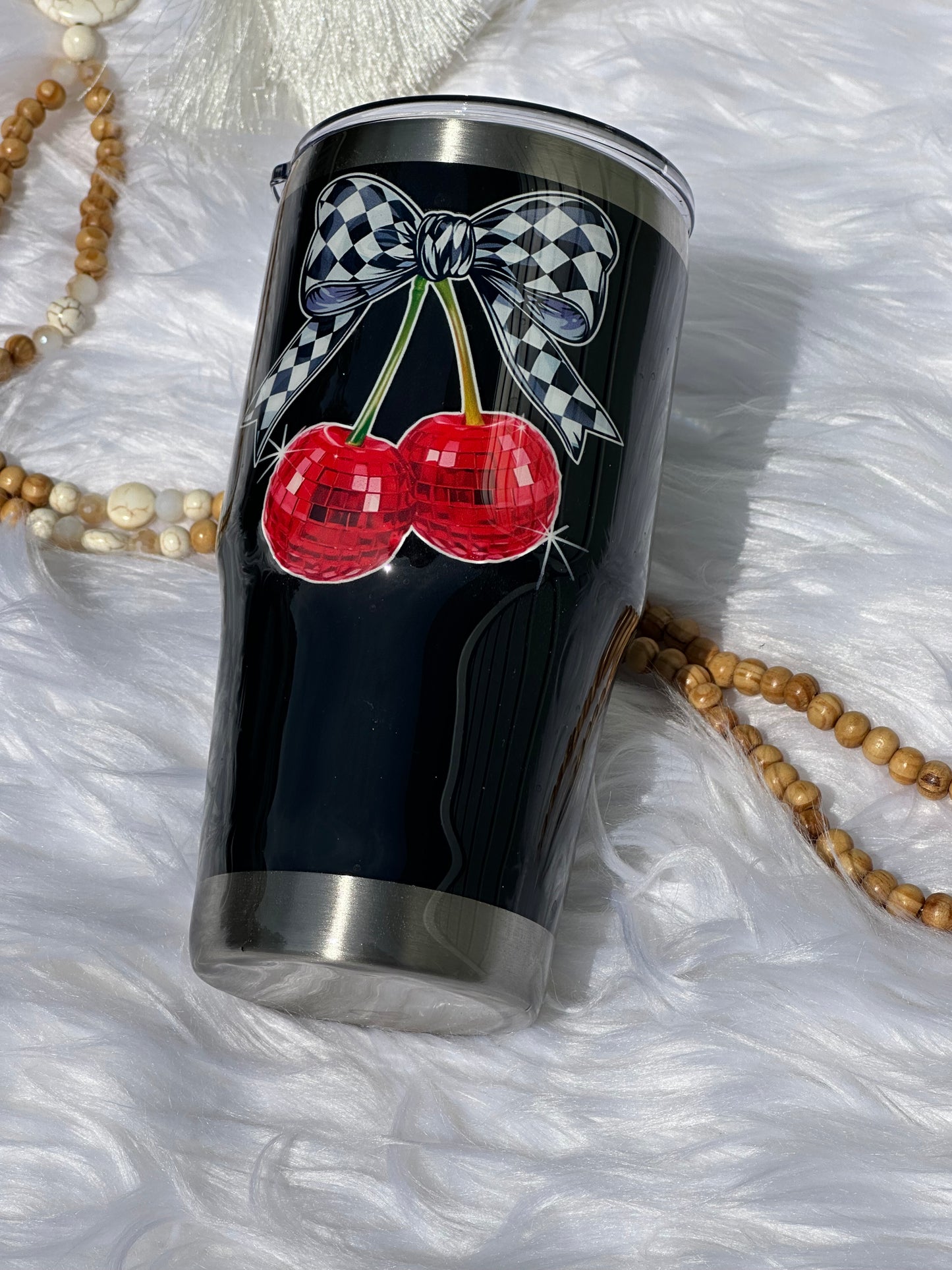 Cherry Bow Tumbler