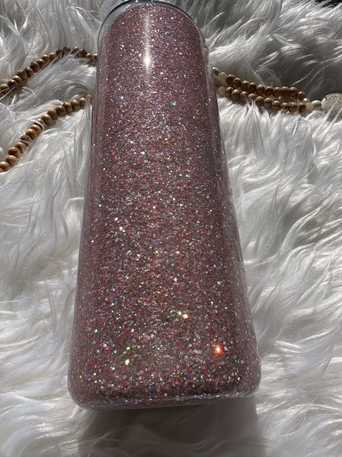 Pink holographic glitter