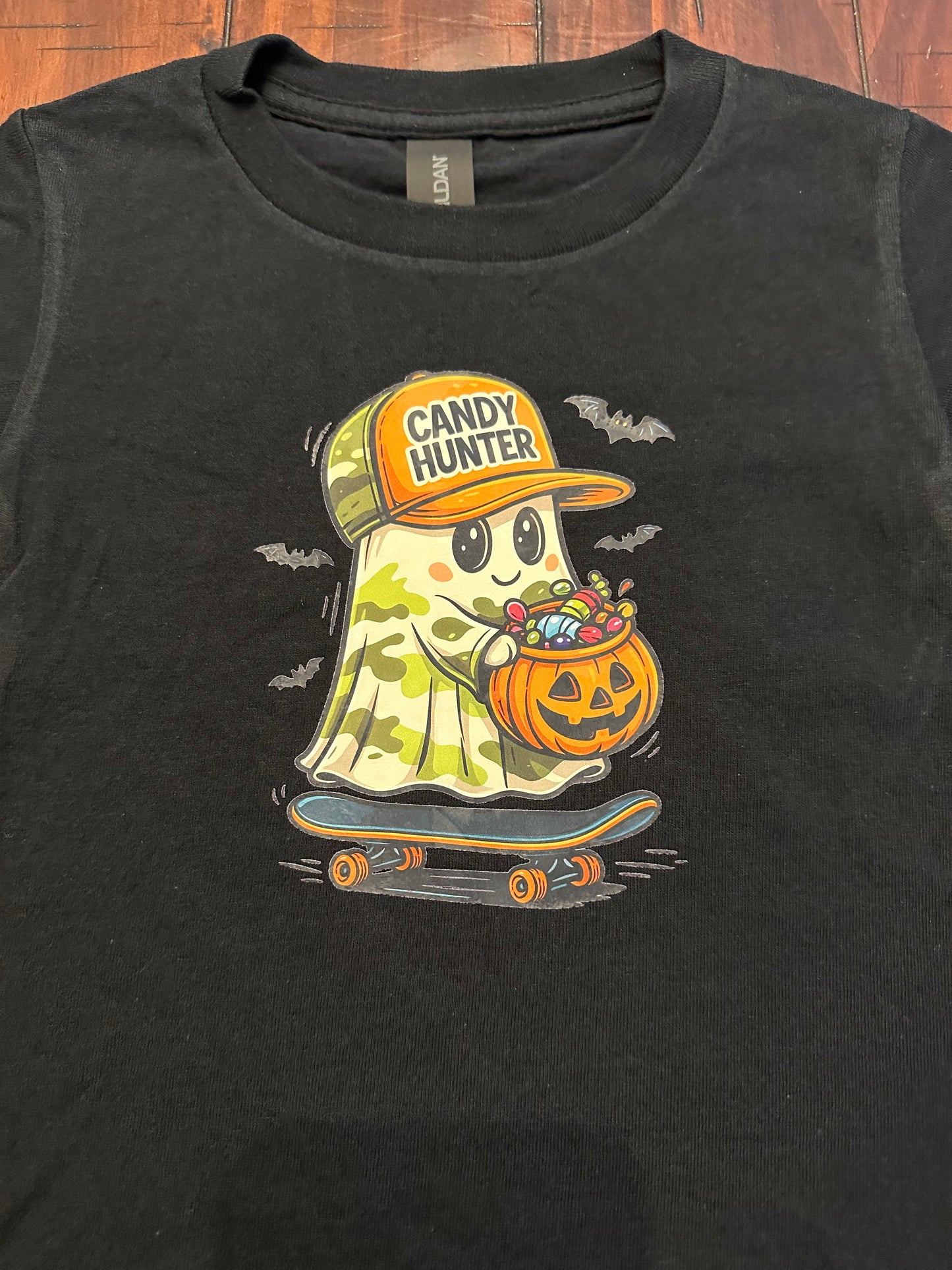 T shirt skateboarding ghost