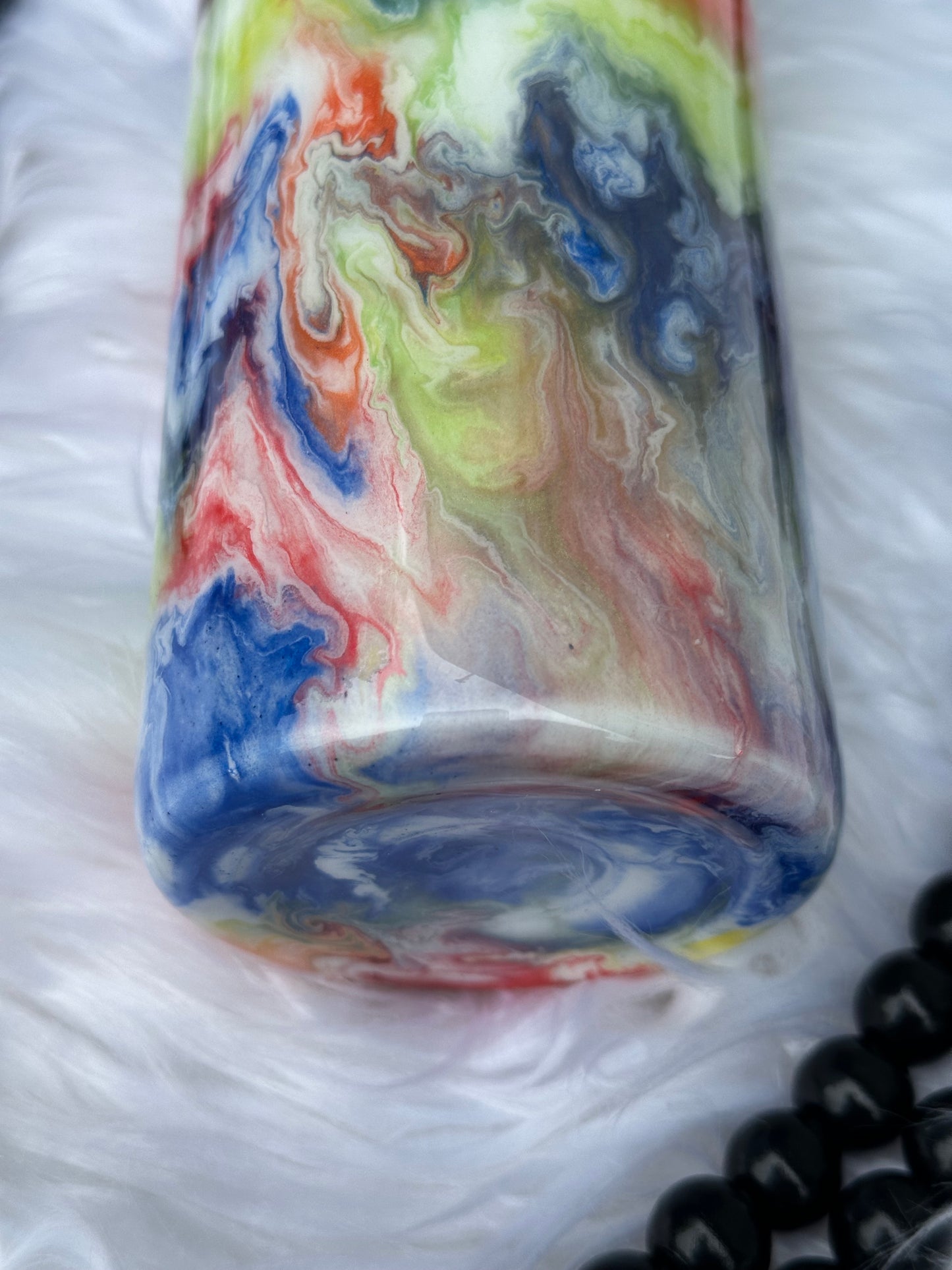 Multi ink swirl Tumbler