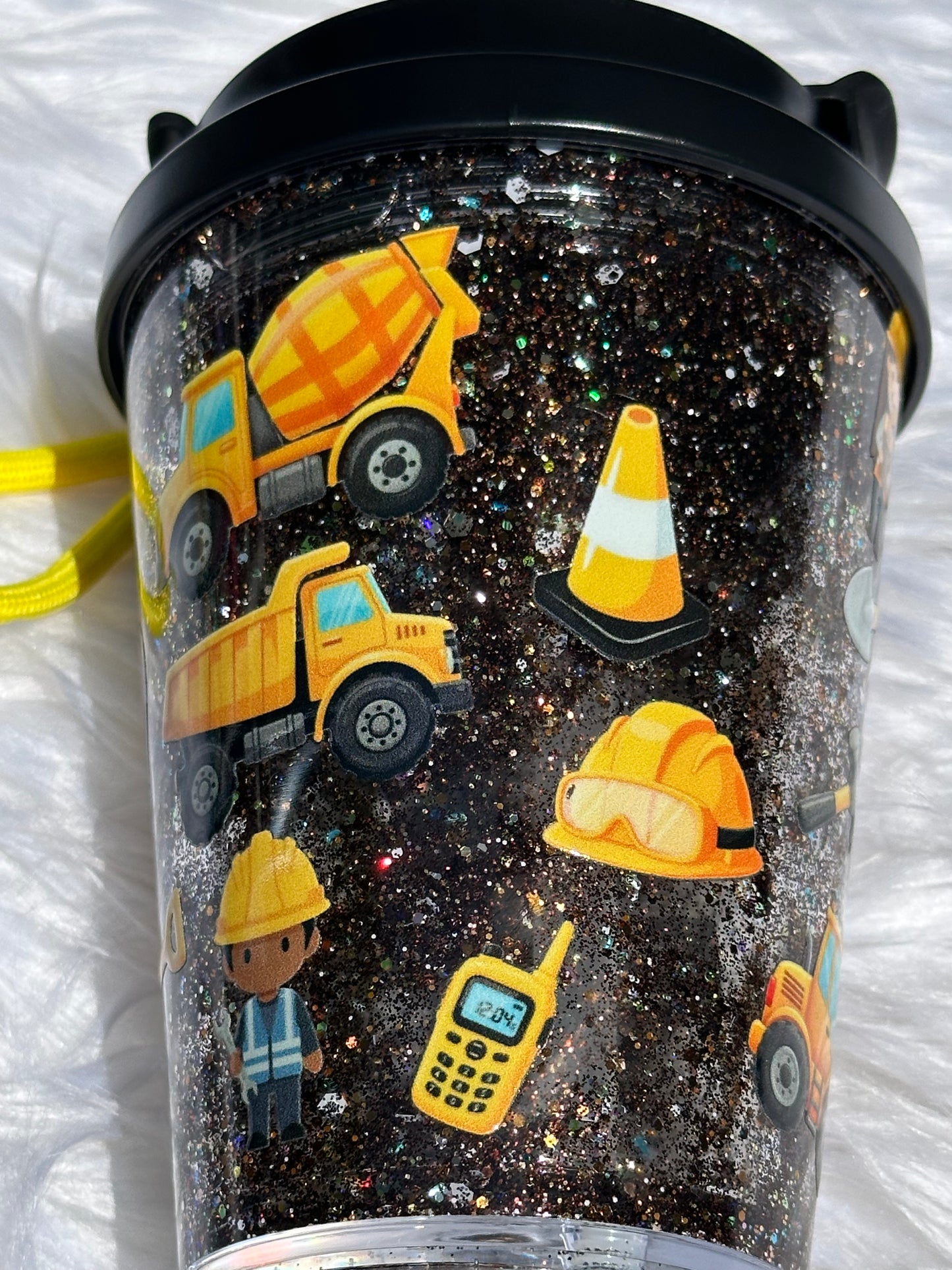 Construction snowglobe