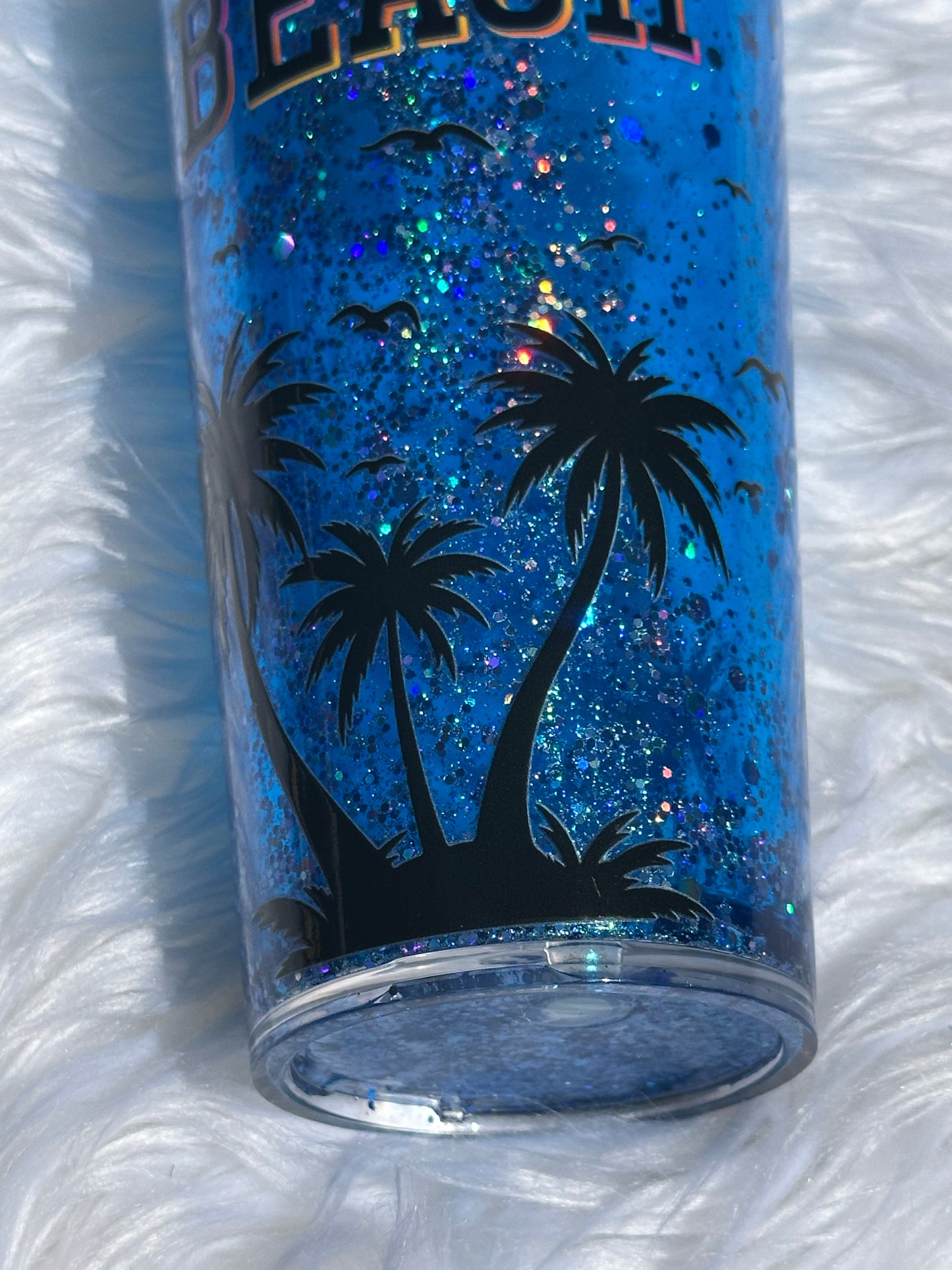 Beach snowglobe