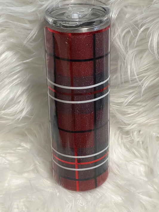 Plaid Tumbler