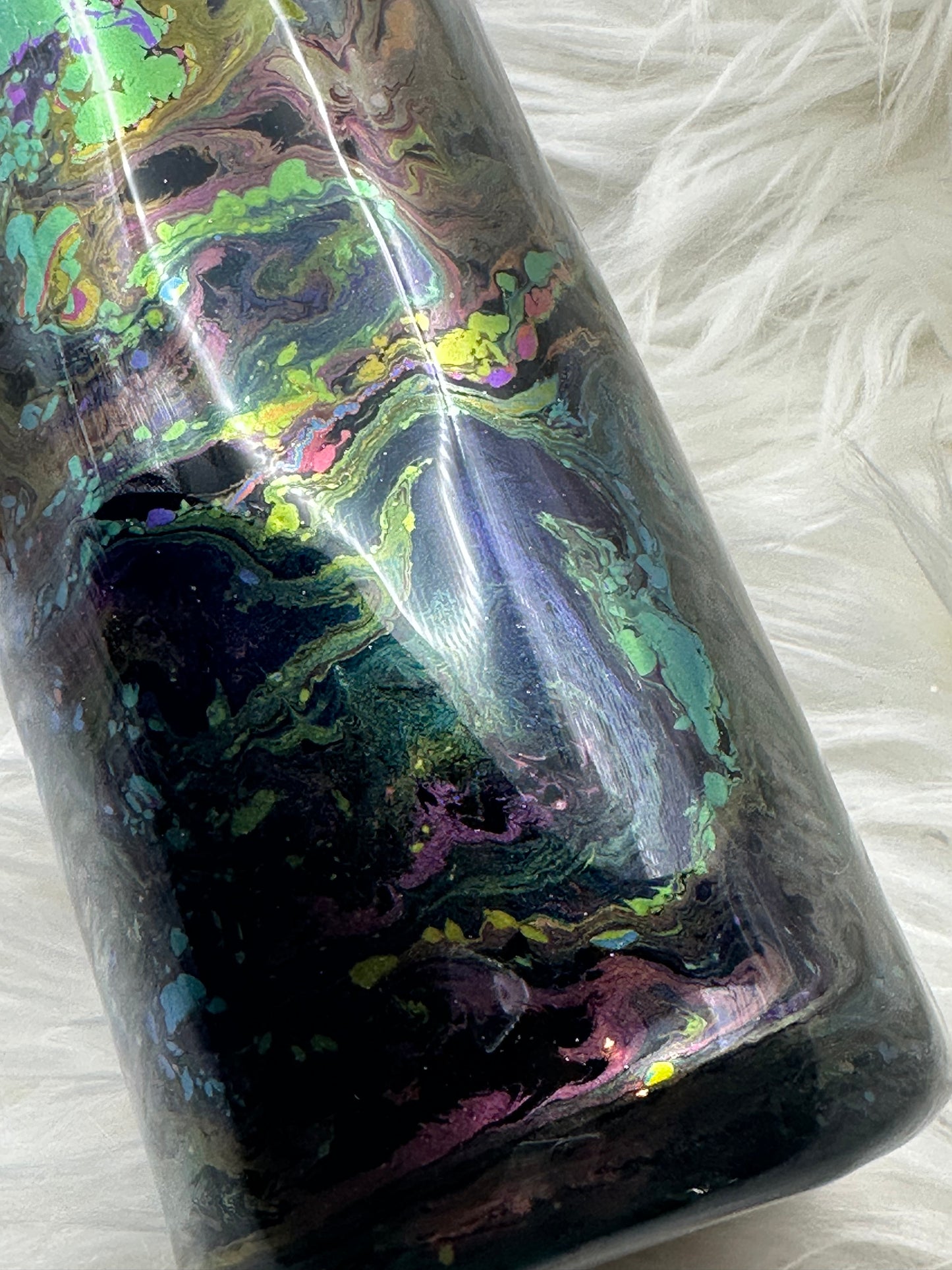 Oil slick design