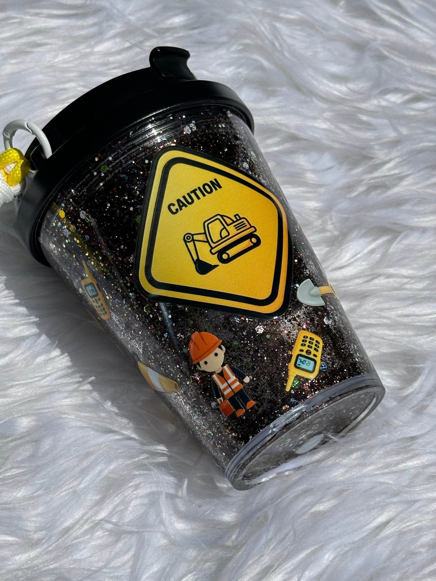 Construction snowglobe
