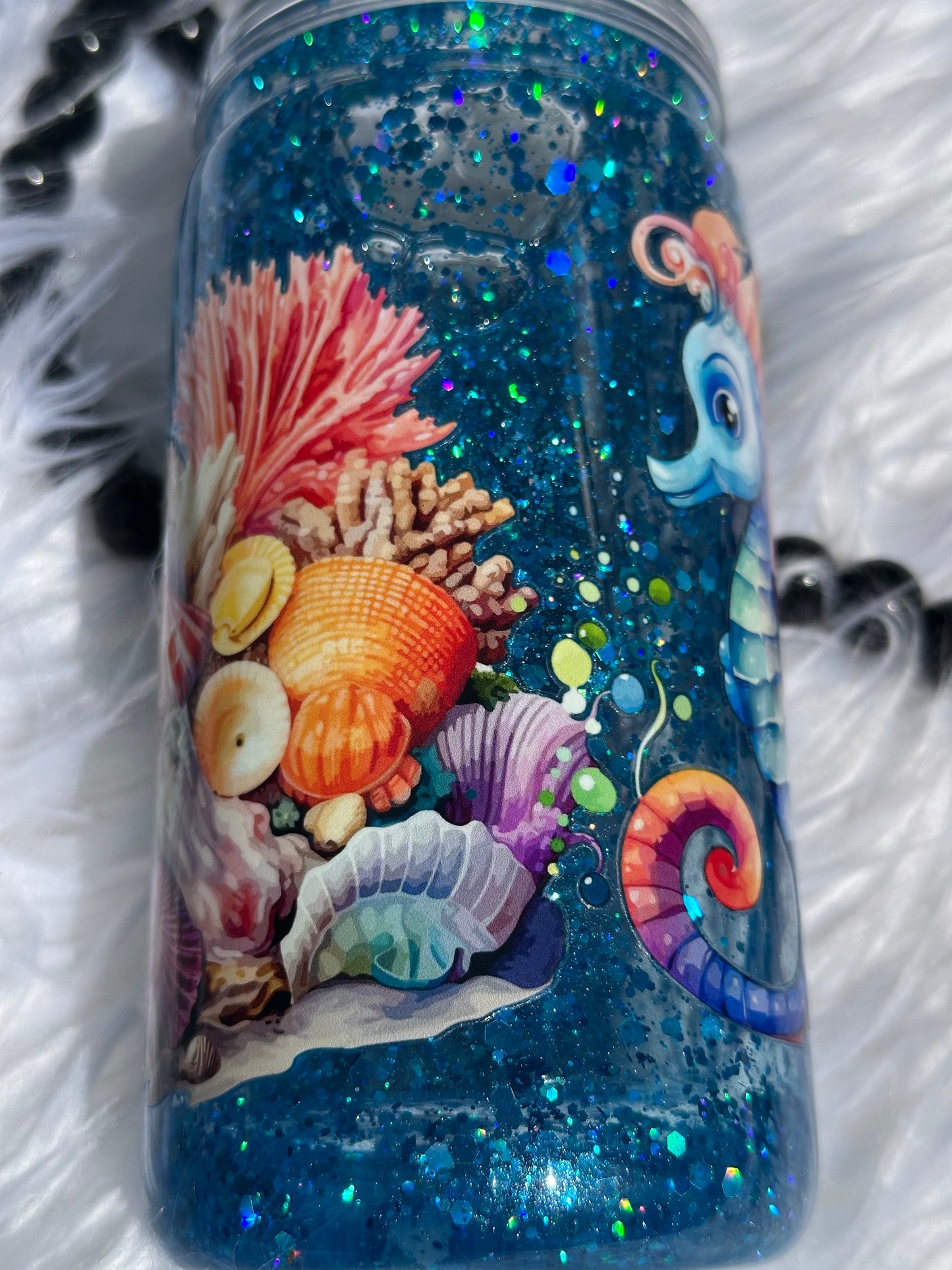 Seahorse snowglobe
