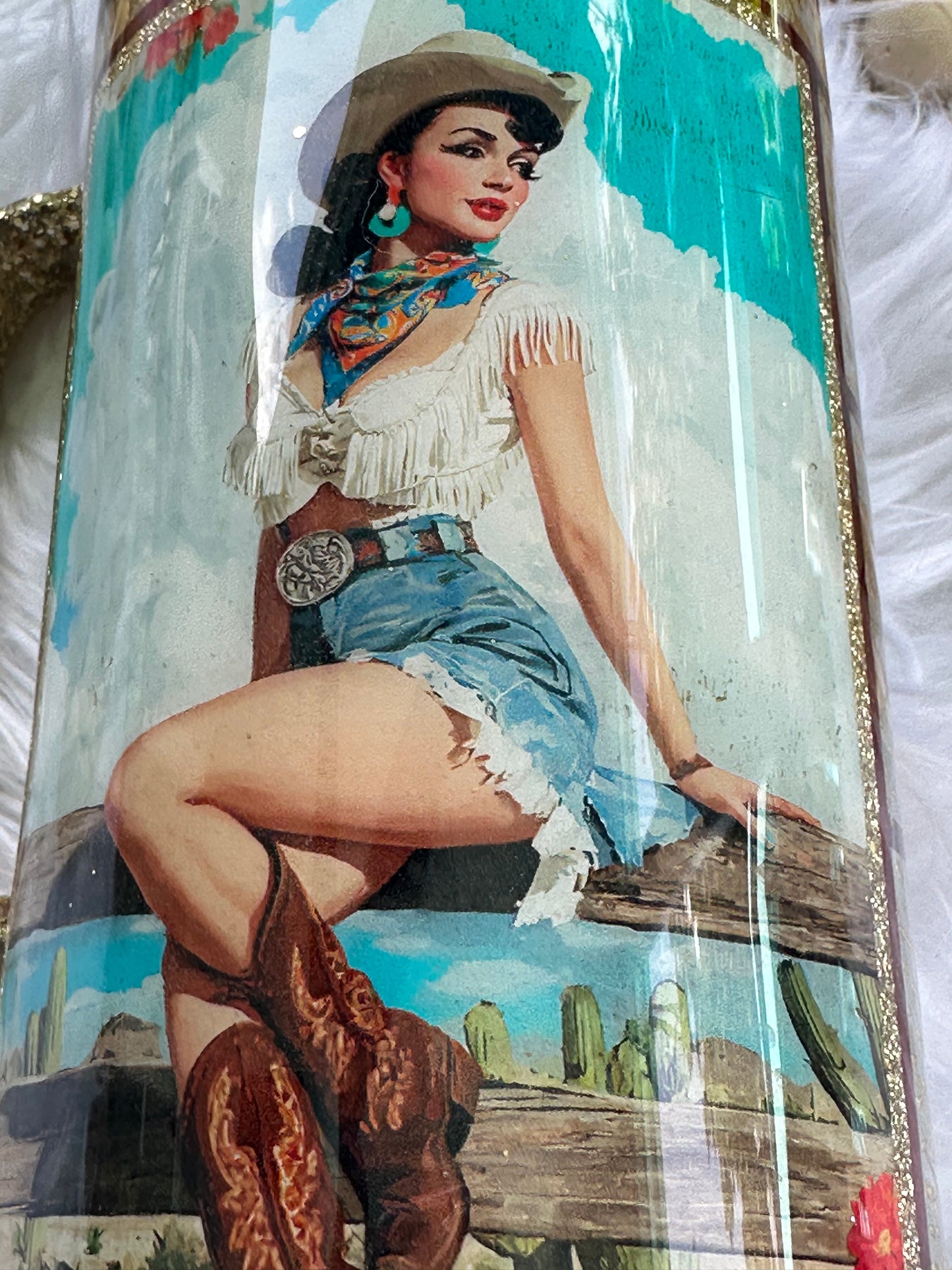 Western lady Tumbler