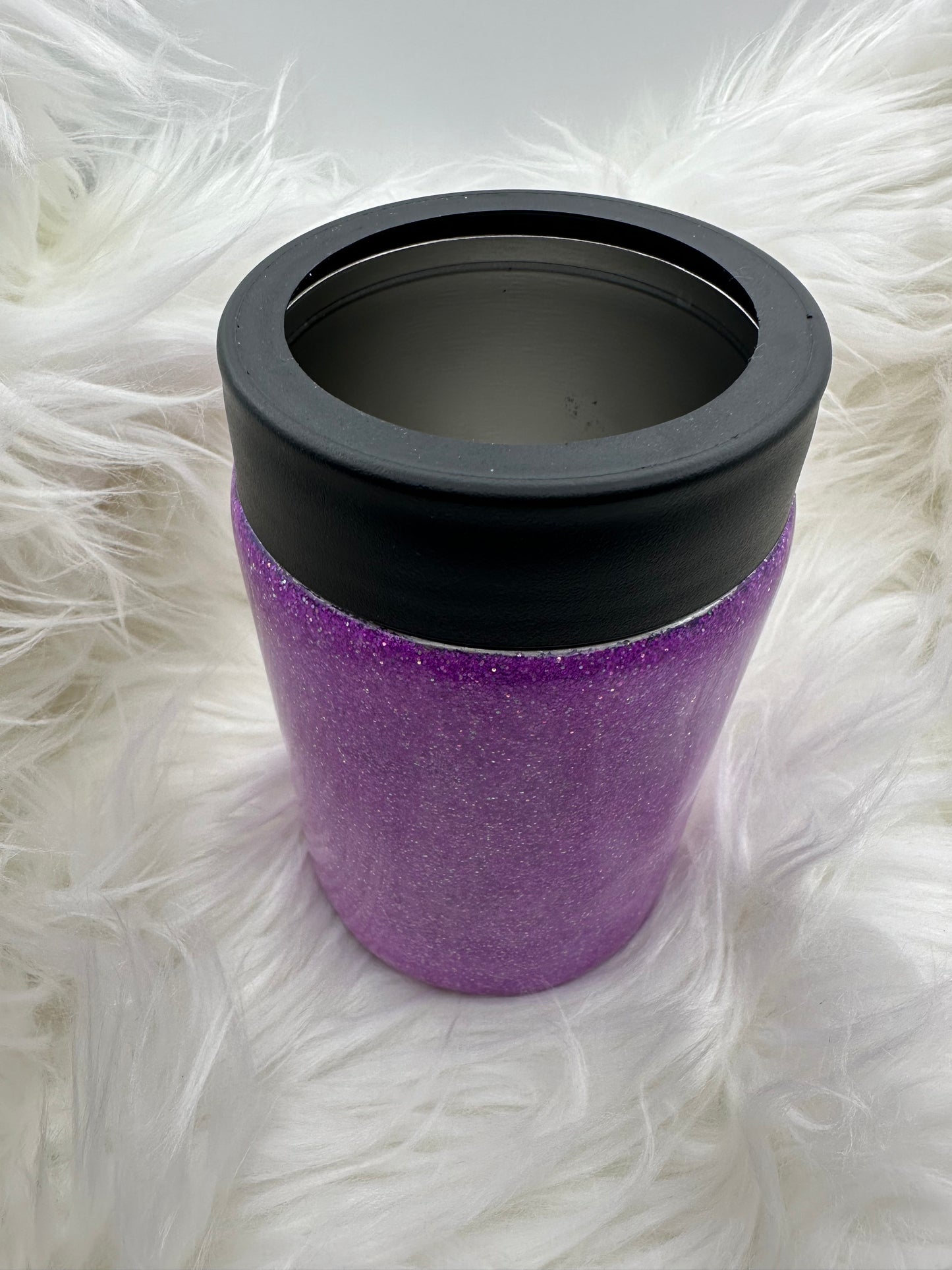 Purple can holder