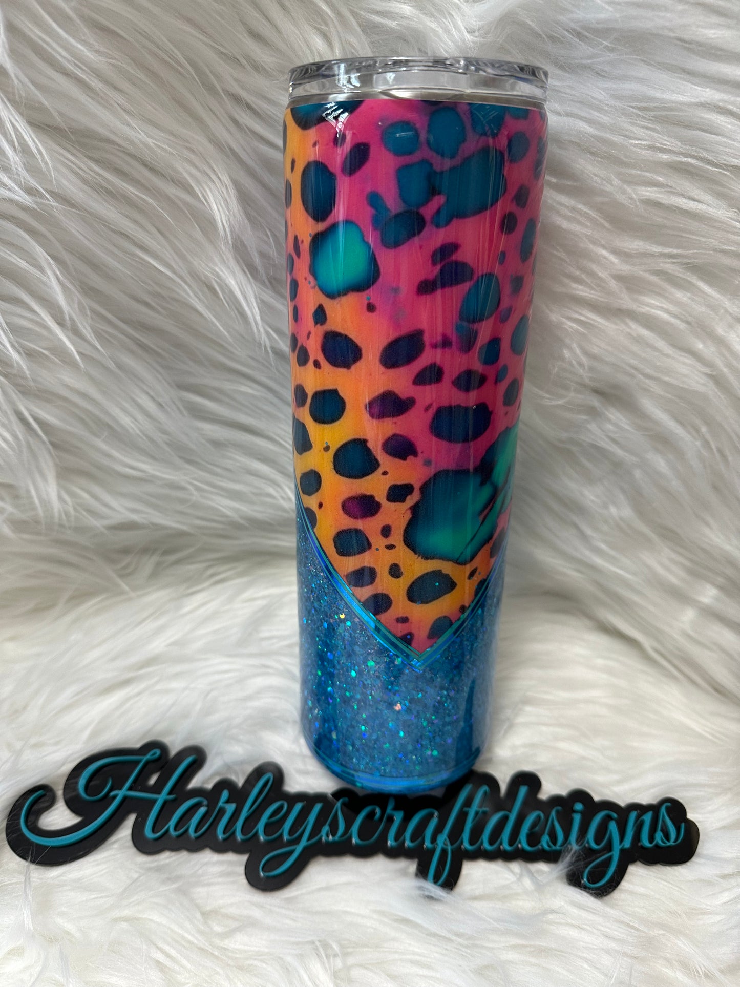 Neon leopard