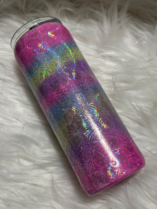 Pastel glitter Tumbler