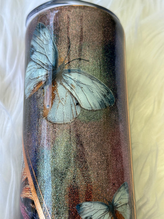 Butterfly tumbler