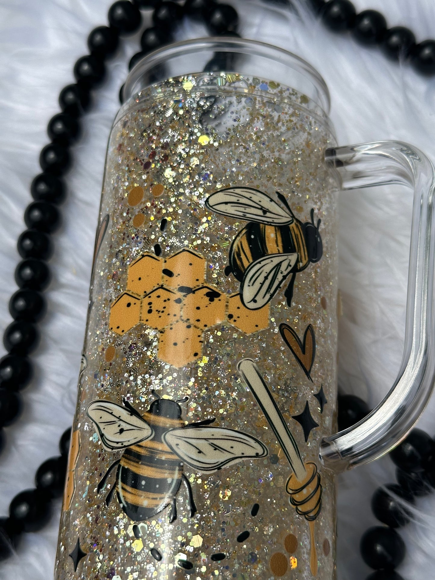 Honey Bee drinking Tumbler