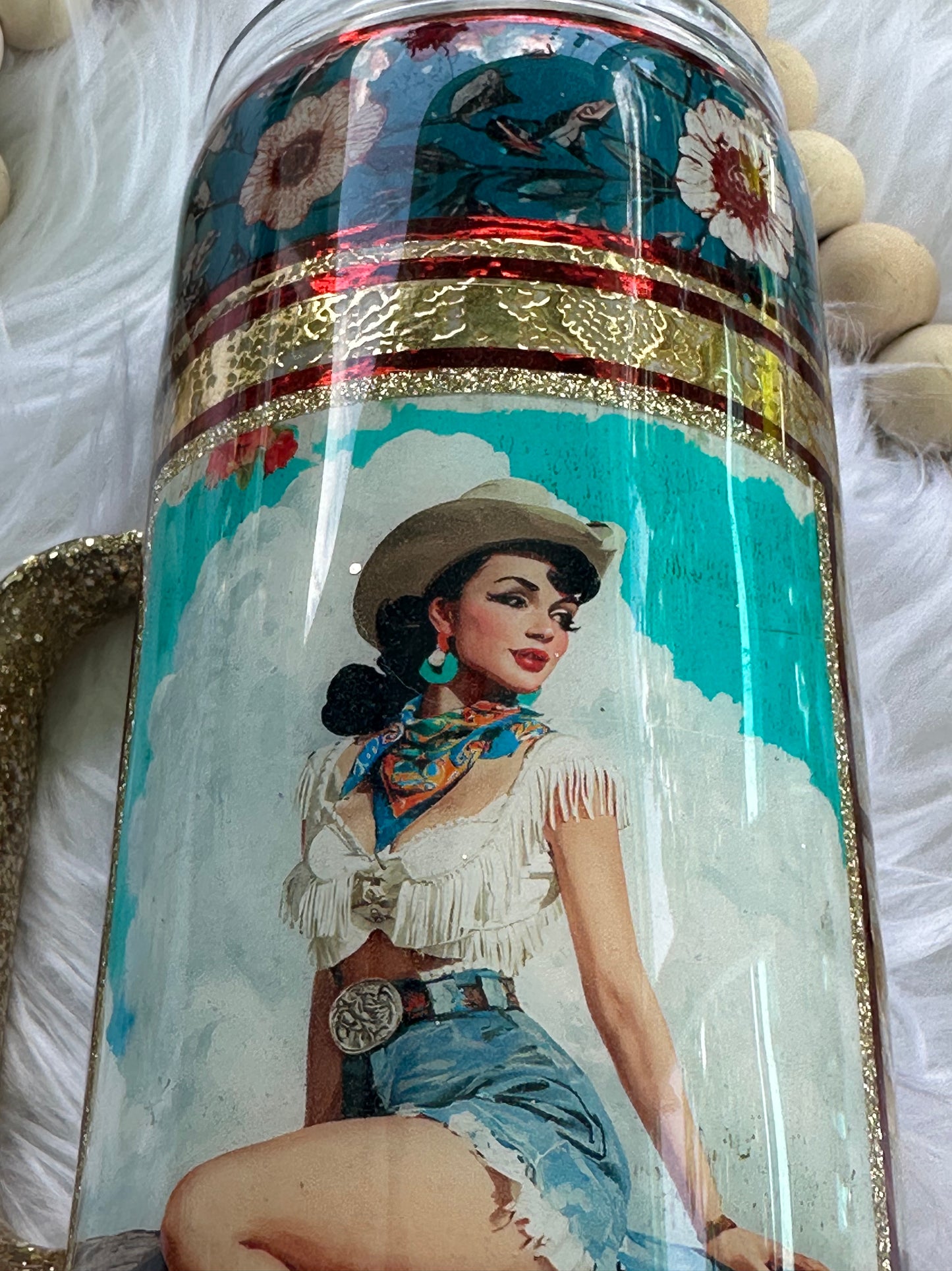 Western lady Tumbler