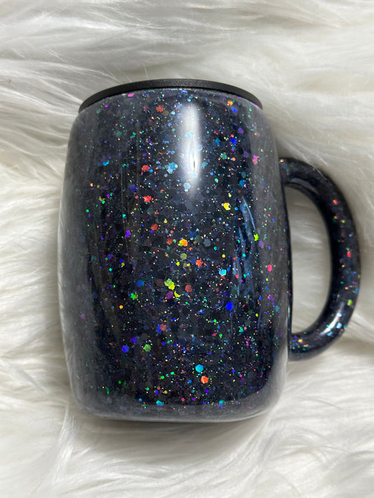 Solid glitter cup