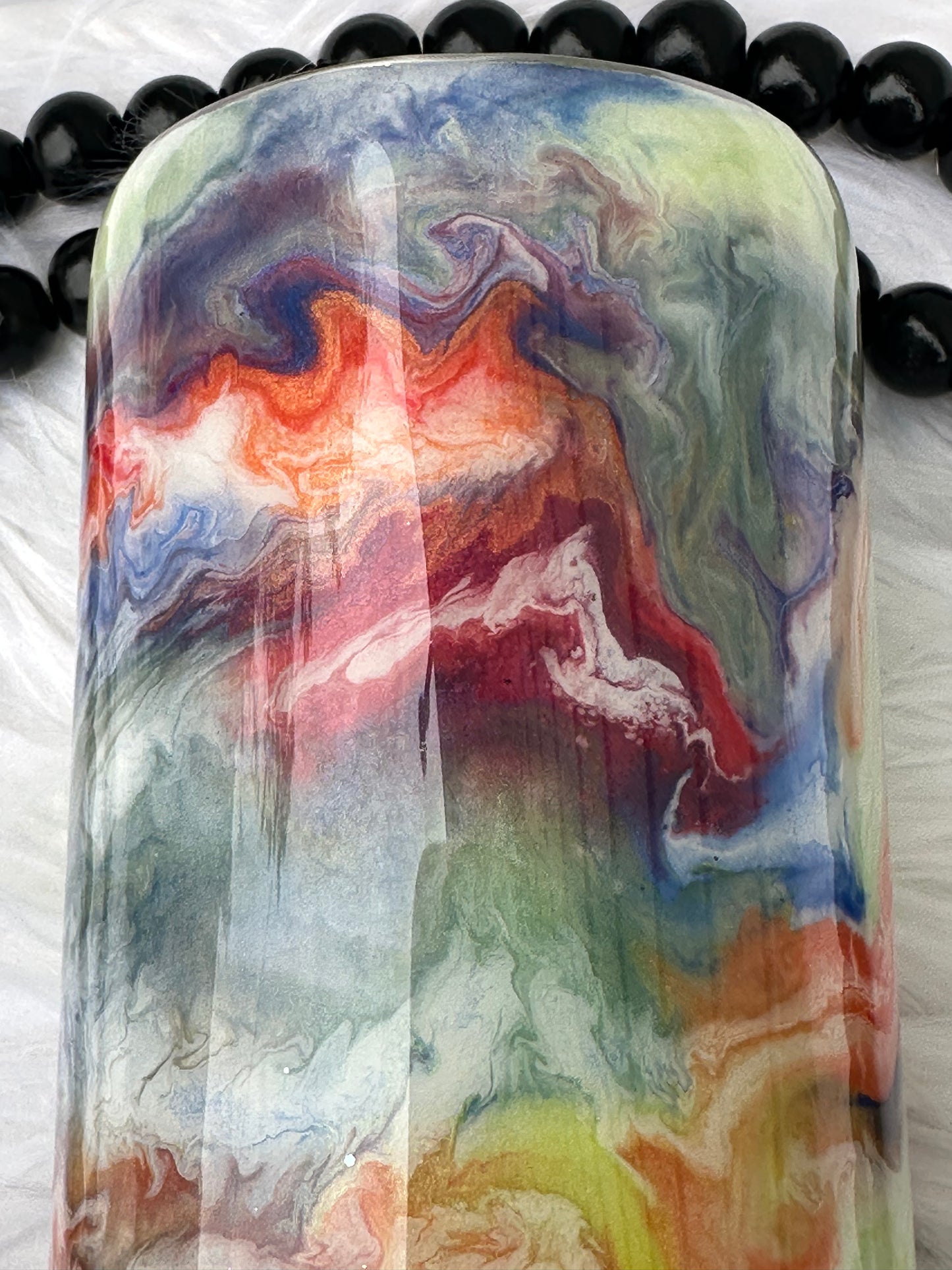 Multi ink swirl Tumbler