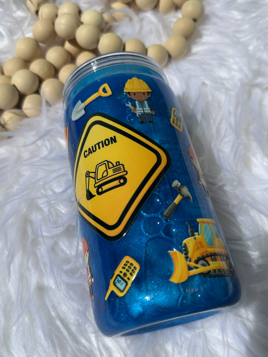 Construction snowglobe
