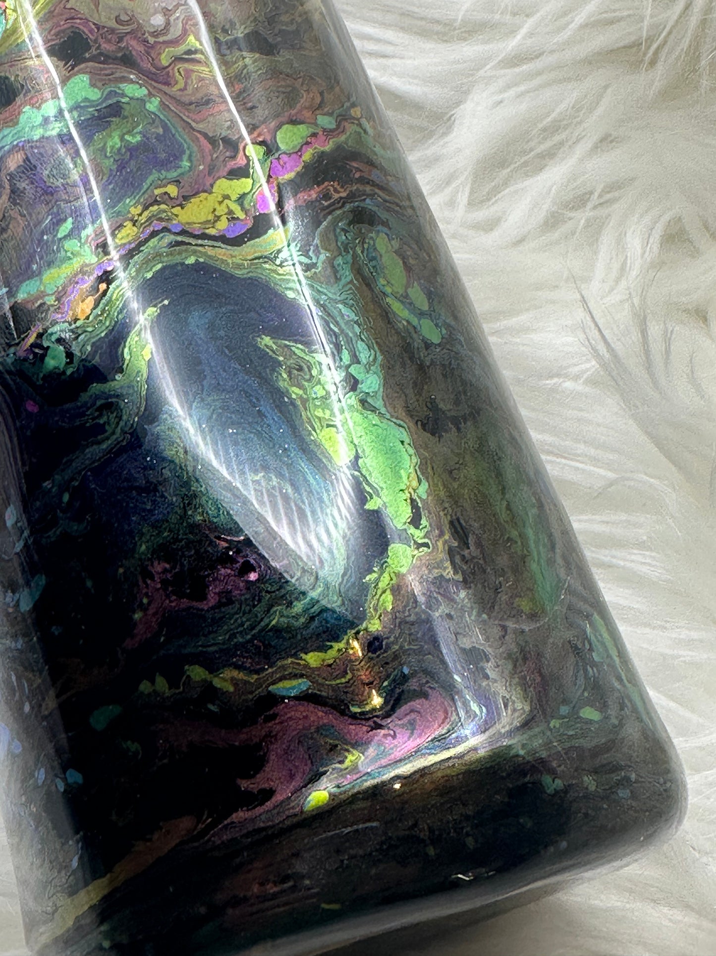 Oil slick design