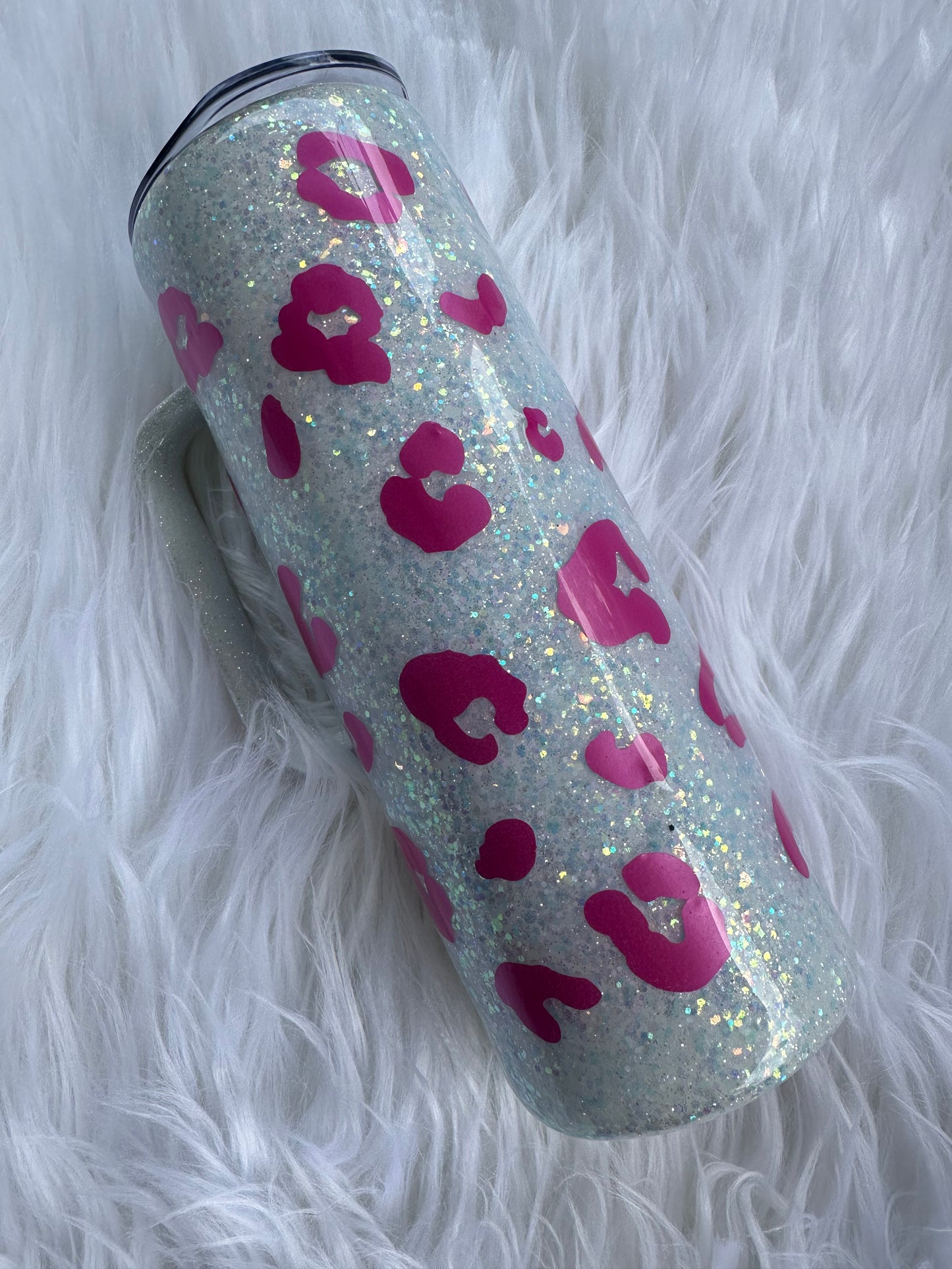 Pink Leopard Tumbler