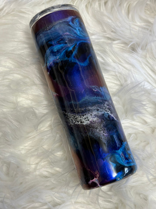 Ink swirl tumbler