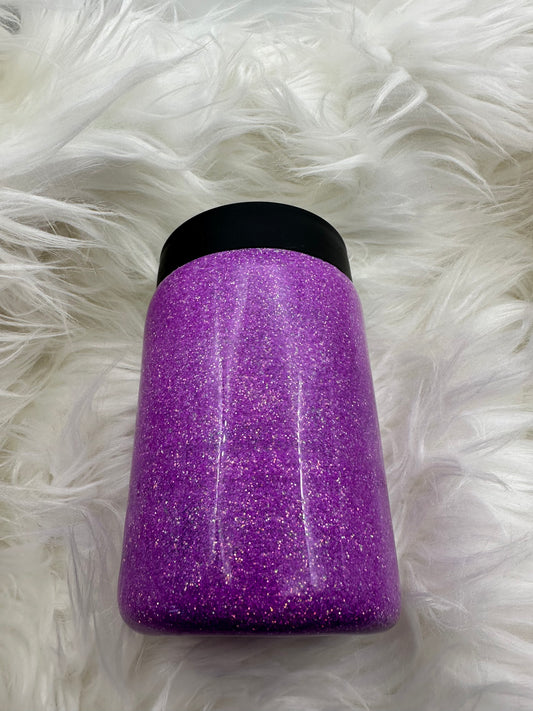 Purple can holder