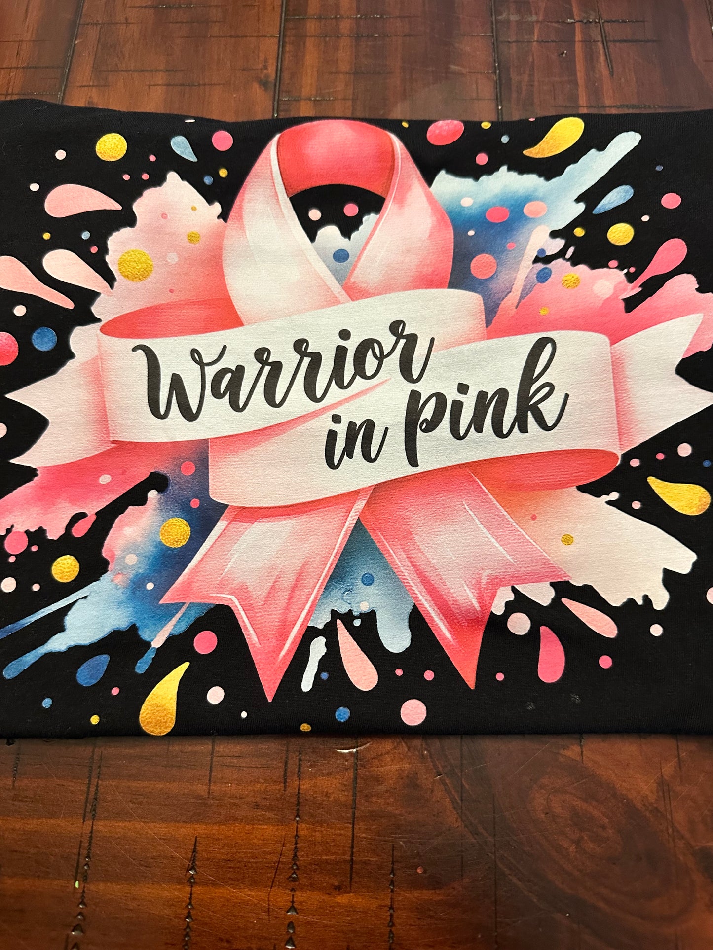 T shirt warrior in pink