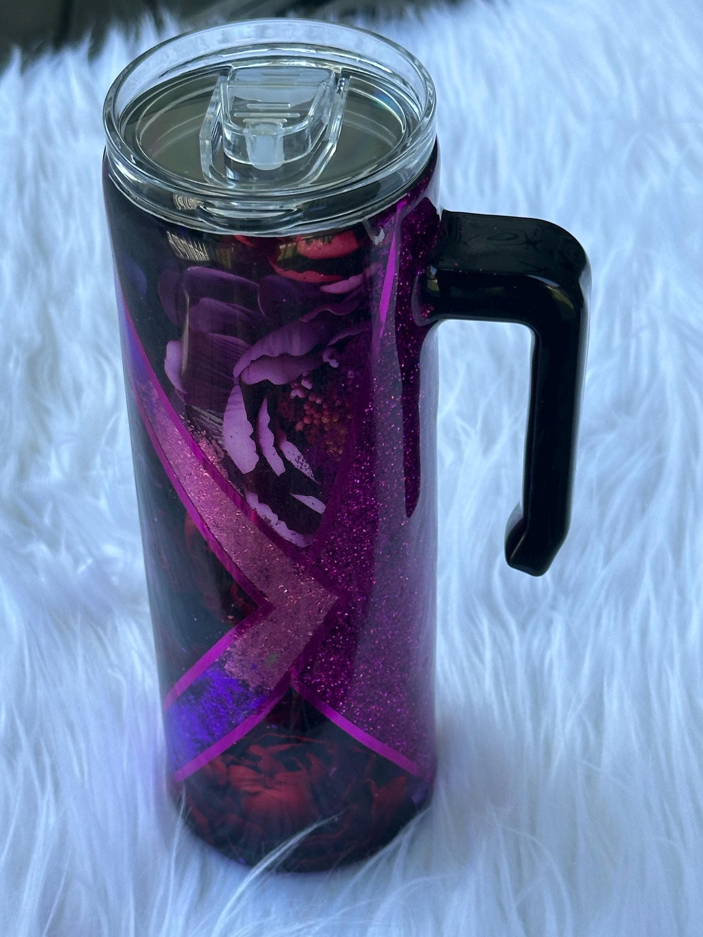 Purple rose Tumbler