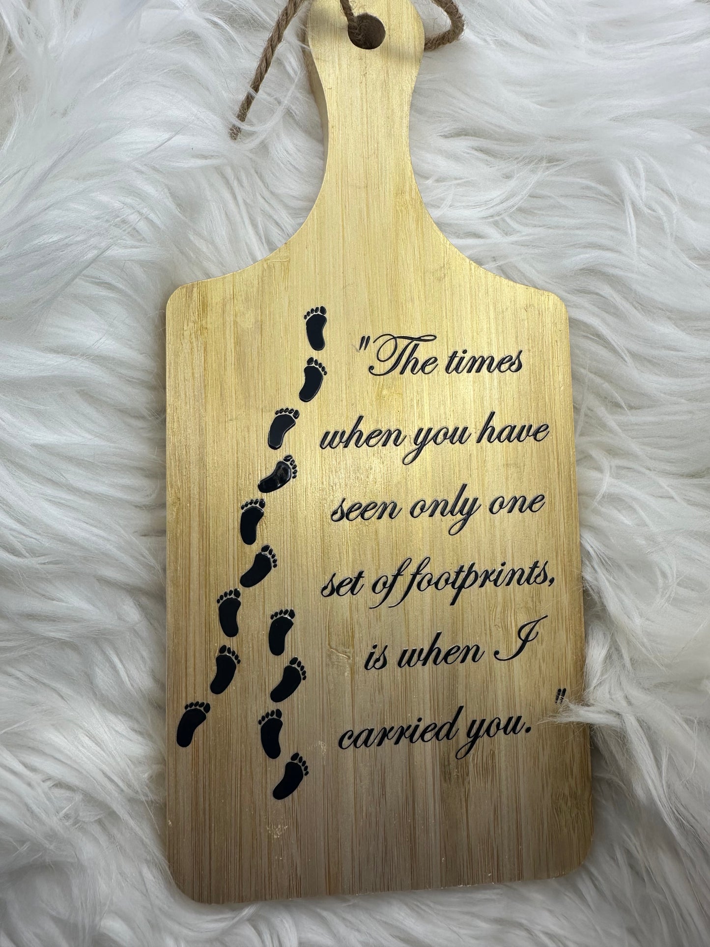 Footprints in the sand