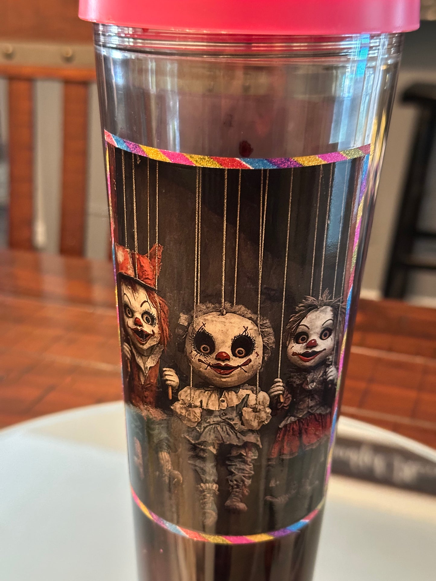 Snowglobe Creepy Doll
