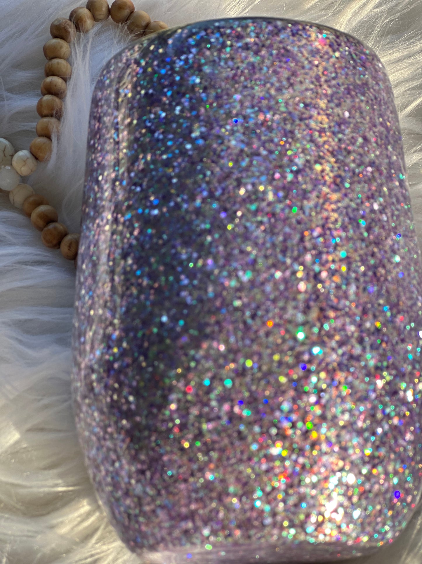 Glitter wine tumbler