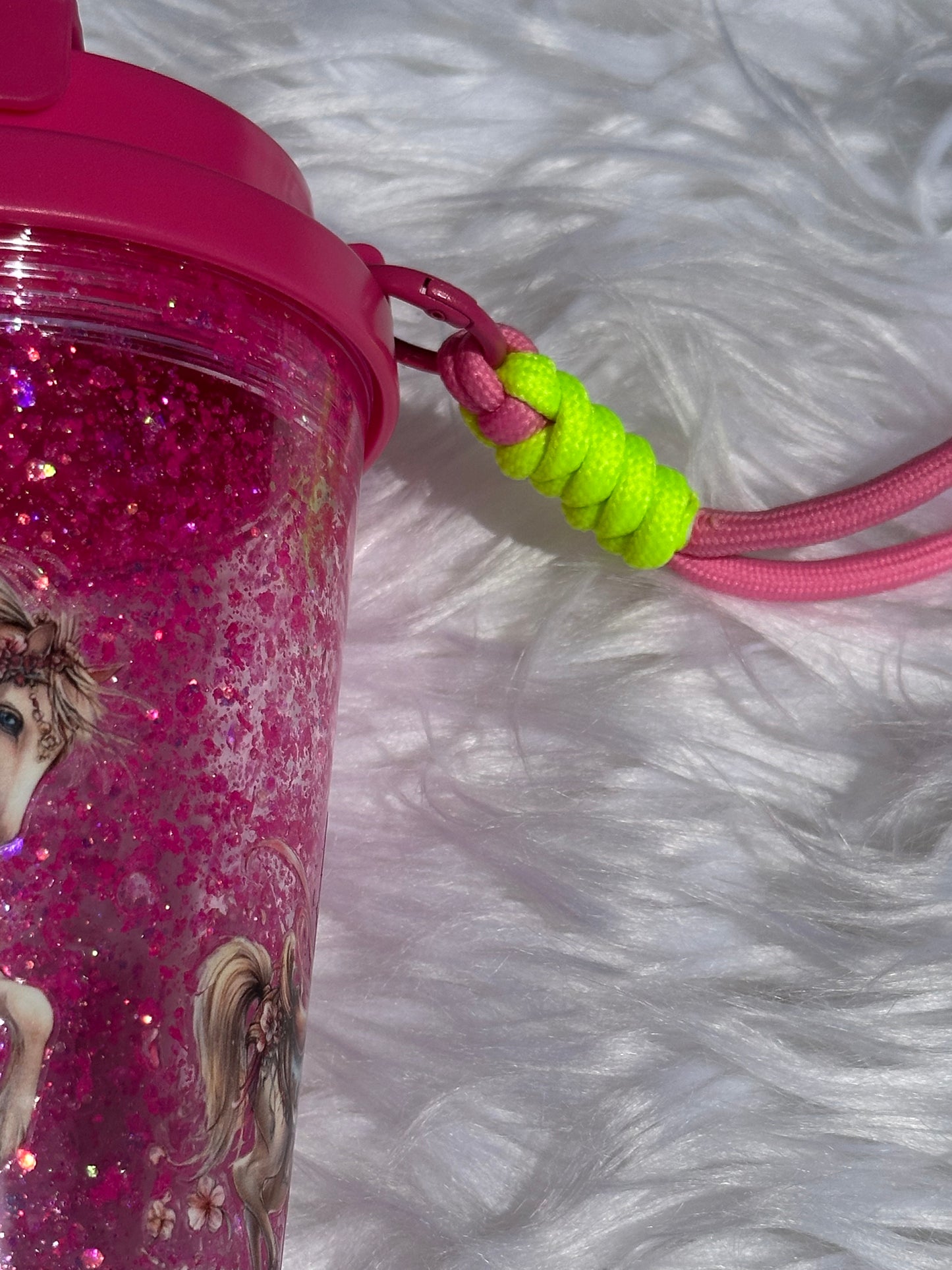 Merry go round horse snowglobe