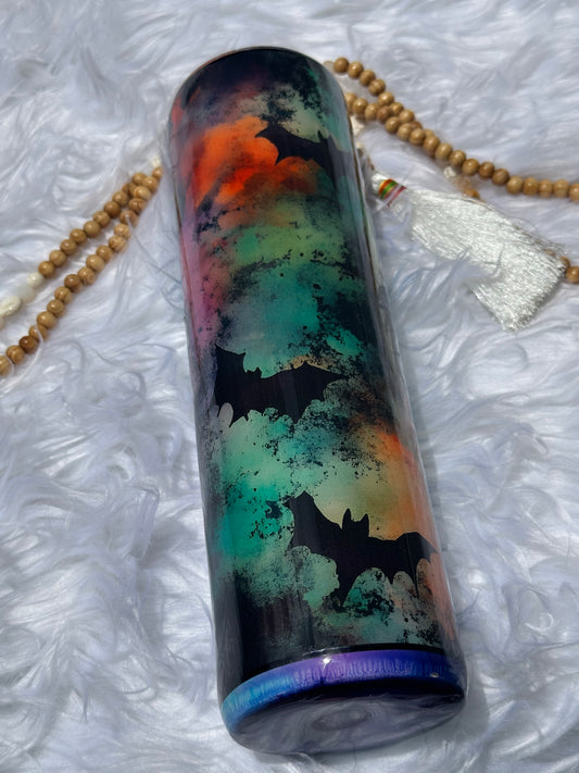 Halloween ink swirl